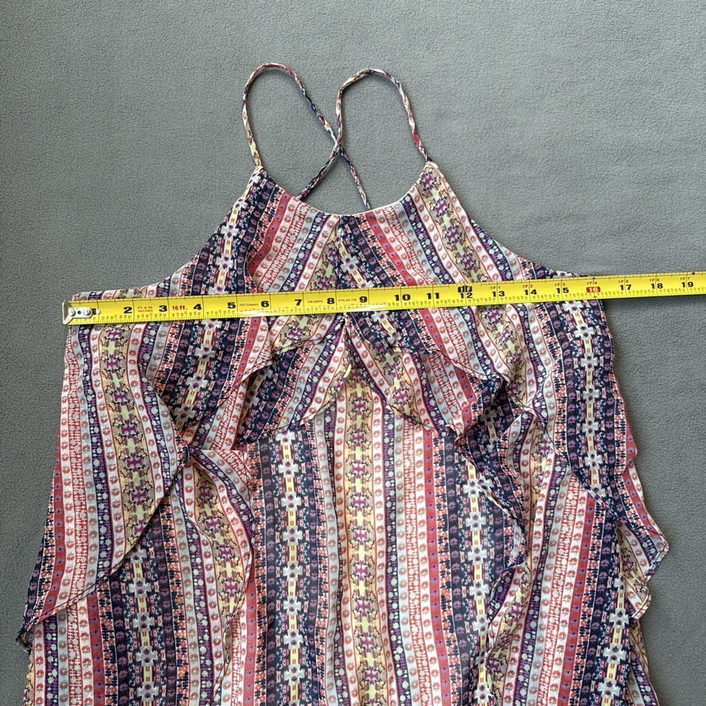 BCBG MAXAZRIA Dress Womens XS Spaghetti Criss Cross Strap Cocktail Mini Boho Y2K - Picture 8 of 16